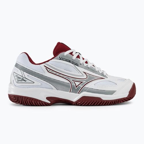 Dámské boty na tenis Mizuno Break Shot 4 CC white/cabernet/papyrus