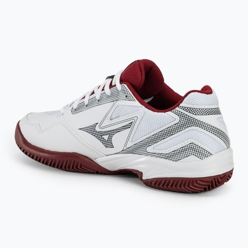 Dámské boty na tenis Mizuno Break Shot 4 CC white/cabernet/papyrus