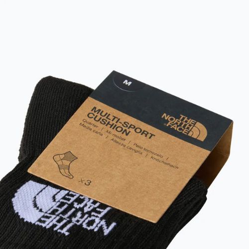 Trekingové ponožky The North Face Multi Sport Cush Quarter Sock 3 páry black