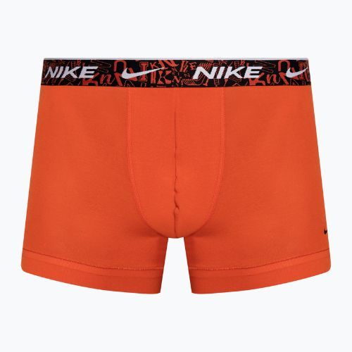 Pánské boxerky Nike Everyday Cotton Stretch Trunk 3 páry red/aquarius blue/stadium green