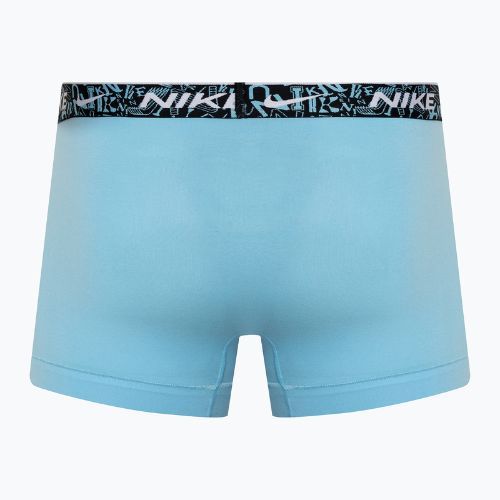Pánské boxerky Nike Everyday Cotton Stretch Trunk 3 páry red/aquarius blue/stadium green