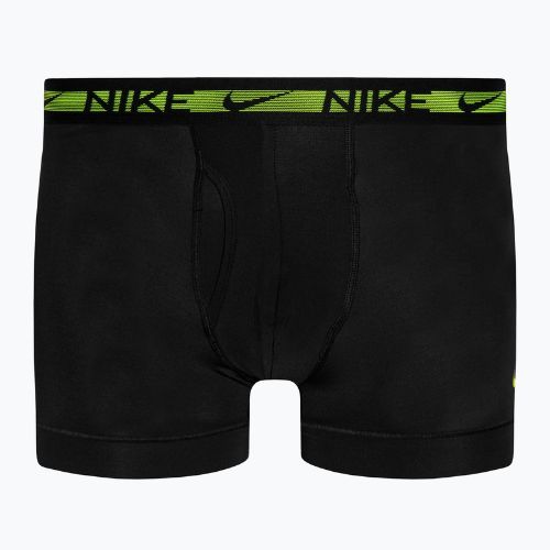 Pánské boxerky Nike Dri-FIT Ultra Stretch Micro Trunk 3 páry black/volt/blue/red