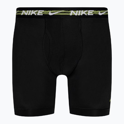 Pánské boxerky Nike Dri-FIT Ultra-Stretch Micro Brief 3 páry laser fuchsia / court blue/ black