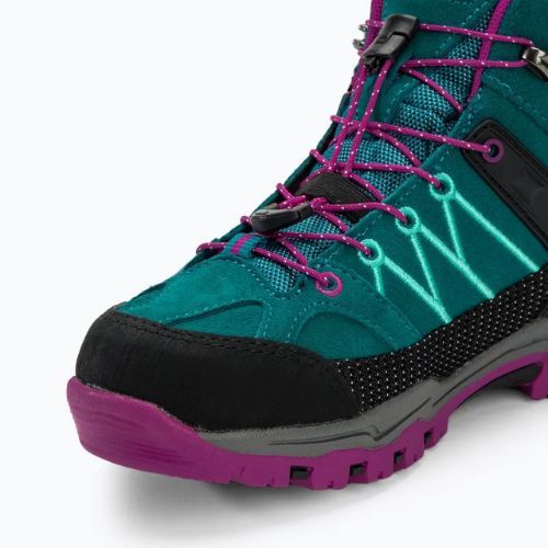 Dětské trekové boty CMP Rigel Mid lake/pink fluo