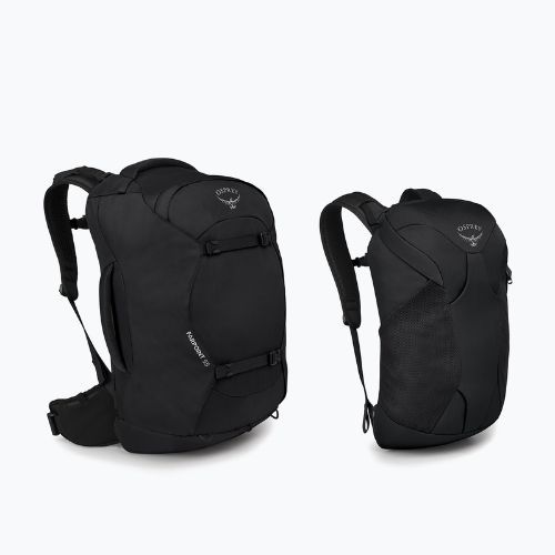 Pámský turistický batoh Osprey Farpoint 55 l black