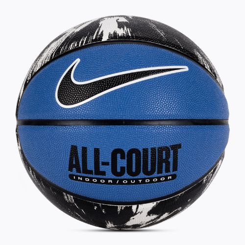 Basketbalový míč Nike Everyday All Court 8P Graphic Deflated star blue/black/white/black velikost 7