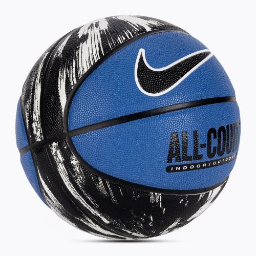 Basketbalový míč Nike Everyday All Court 8P Graphic Deflated star blue/black/white/black velikost 7