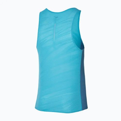 Pánské běžecké tílko tank top Mizuno Aero Tank maui blue
