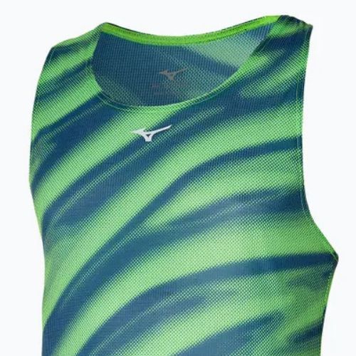 Pánské běžecké tílko tank top Mizuno DAF Graphic Tank light green