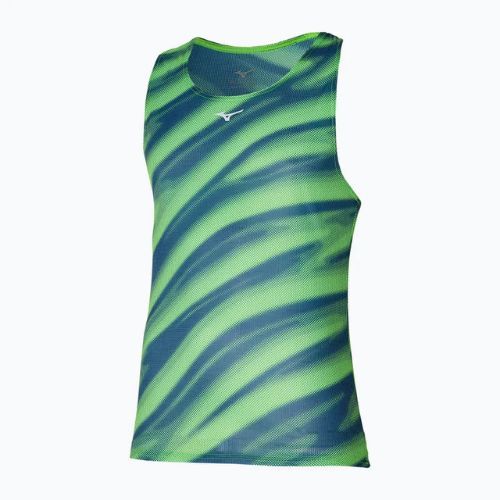 Pánské běžecké tílko tank top Mizuno DAF Graphic Tank light green