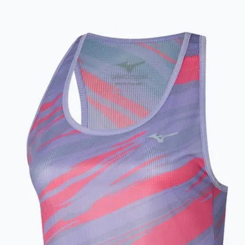 Dámské běžecké tílko tank topMizuno DAF Graphic Tank pastel lilac