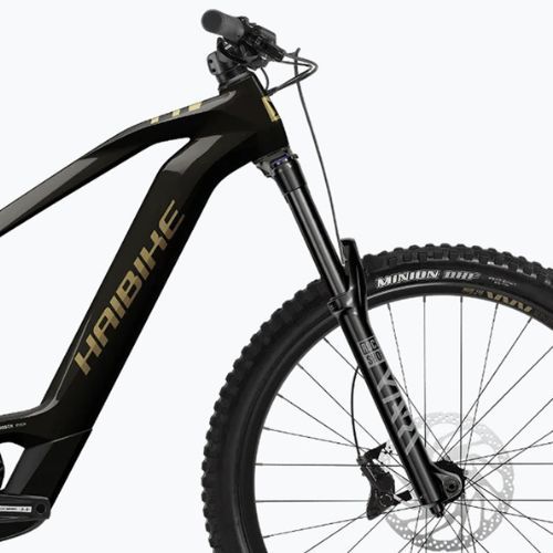 Elektrokolo Haibike Allmnt CF 8 750 Wh black/gold gloss