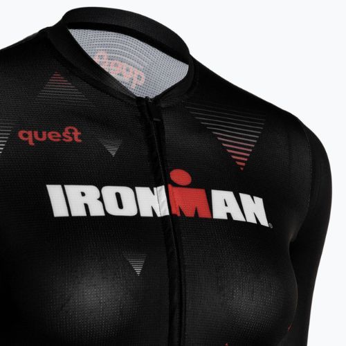 Dámský cyklistický dres Quest Race Line France Iron Man dblack