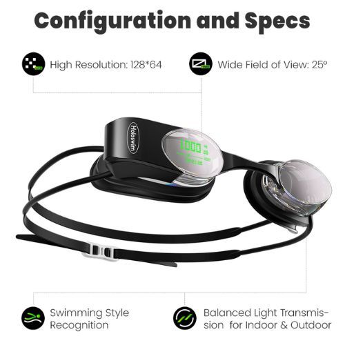 Plavecké brýle Holoswim Smart black