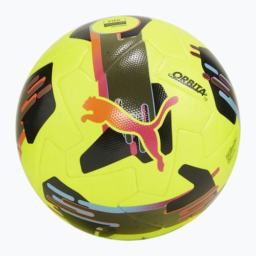 Fotbalový míč  PUMA Orbita 1 TB FIFA Quality Pro lemon tonic/multicolor velikost  5