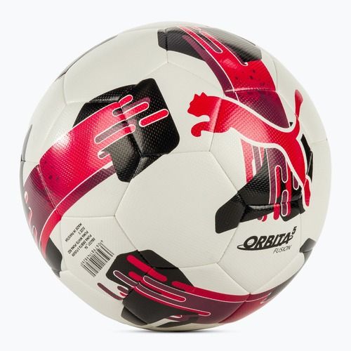 Fotbalový míč  PUMA Orbita 5 Fusion puma white/puma red velikost  3