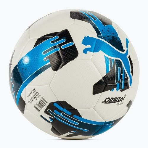 Fotbalový míč  PUMA Orbita 5 Fusion puma white/ignite blue velikost  4
