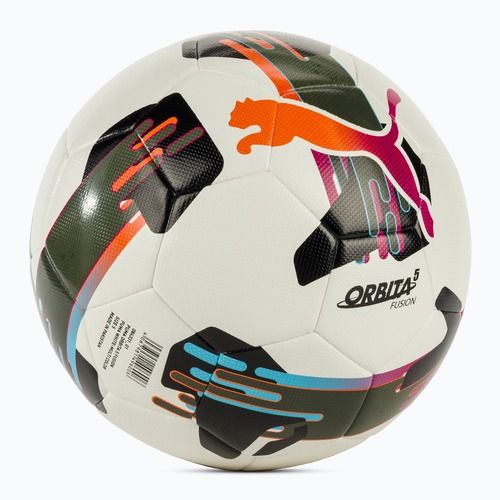 Fotbalový míč  PUMA Orbita 5 Fusion puma white/multicolor velikost  5