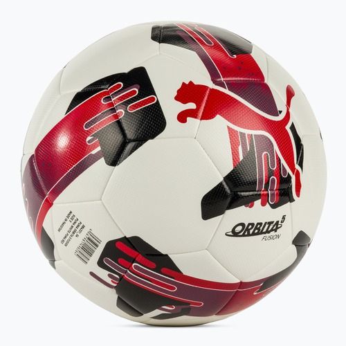 Fotbalový míč  PUMA Orbita 5 Fusion puma white/puma red velikost  5