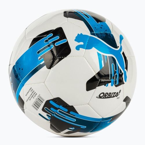 Fotbalový míč  PUMA Orbita 6 MS puma white/ignite blue velikost  3