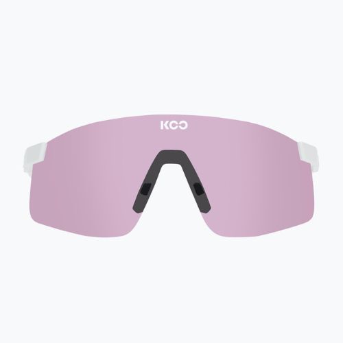 Sluneční brýle Koo Nova bílé white matt/photochromic pink