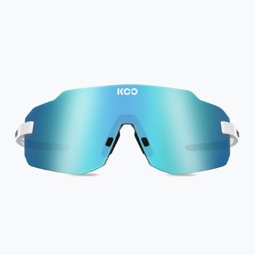 Sluneční brýle Koo Supernova white/turquoise mirror