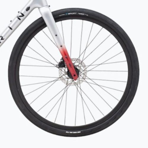 Gravel kolo Marin Headlands 1 700C 2024 gloss chrome/chrome red/black