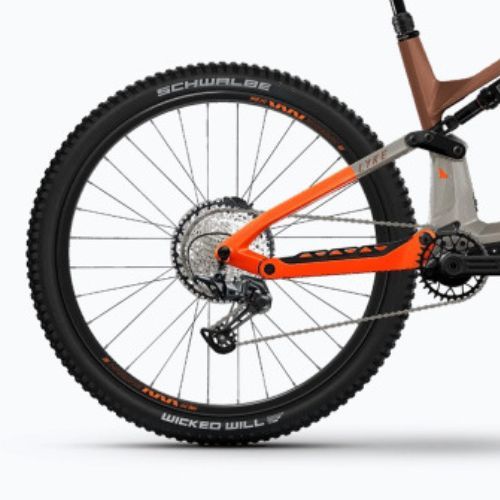 Elektrokolo Haibike Lyke CF 10 430Wh kůže/oranžový lesk