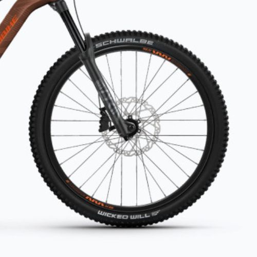 Elektrokolo Haibike Lyke CF 10 430Wh kůže/oranžový lesk