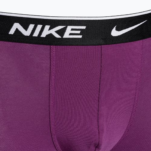 Pánské boxerky Nike Everyday Cotton Stretch Trunk 3 páry zelená/fialová/modrá