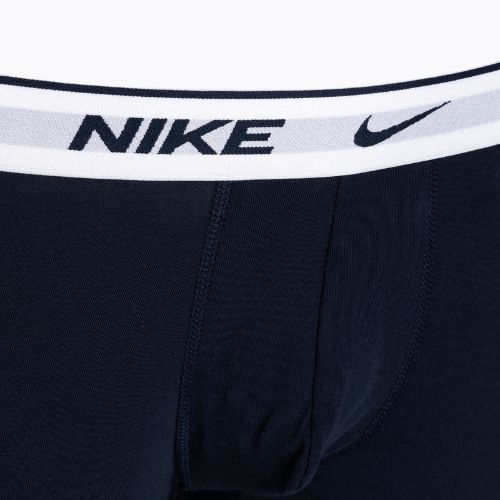 Pánské boxerky Nike Everyday Cotton Stretch Trunk 3 páry modré/oranžové/červené