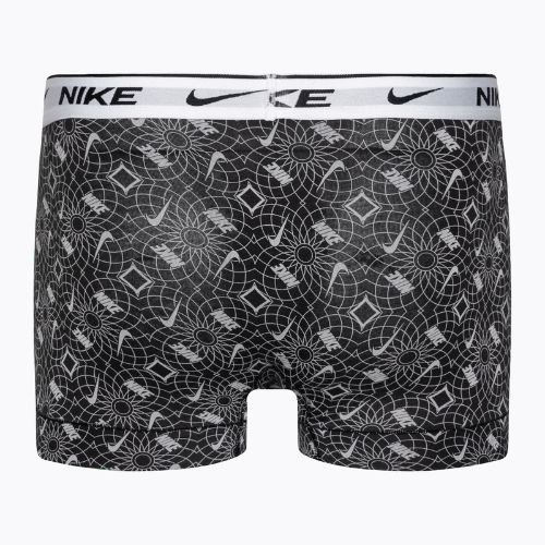 Pánské boxerky Nike Everyday Cotton Stretch Trunk 3 páry černá/modrá/šedá
