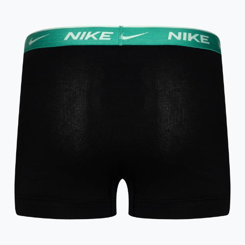 Pánské boxerky Nike Everyday Cotton Stretch Trunk 3 páry modrá/tyrkysová/růžová