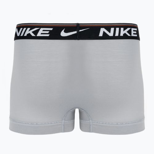 Pánské boxerky Nike Dri-FIT Ultra Comfort Trunk 3 páry šedá/oranžová