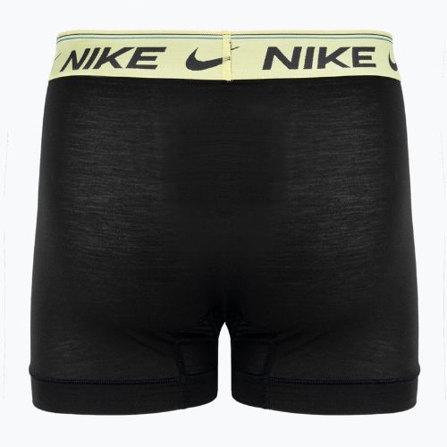 Pánské boxerky Nike Dri-FIT Ultra Comfort Brief 3 páry černá/žlutá/fuxia