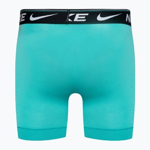 Pánské boxerky Nike Dri-FIT Ultra Comfort Brief 3 páry modrá/šedá/tyrkysová
