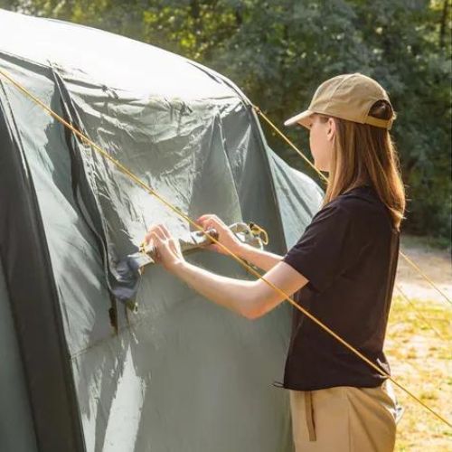Stanový stan nafukovací pro 8 osob KADVA AIRcamp 8.44 zelený