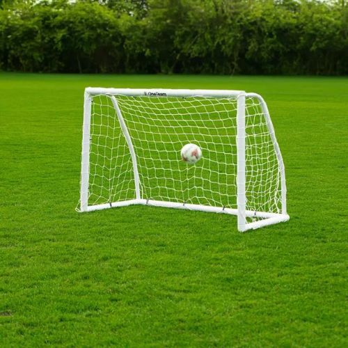 Fotbalová branka OneTeam z PVC 244 x 150 cm bílá