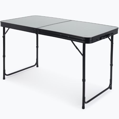 Skládací turistický stůl + židle KADVA CAMPtable set pro 4-6 osob šedý