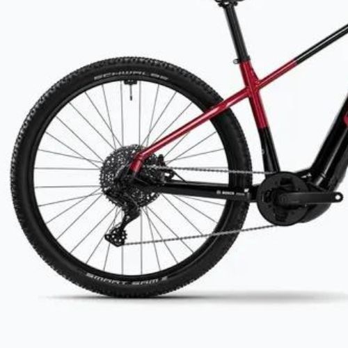 Ghost E-Teru Universal High 625Wh černá/metalická rezavě červená lesklá elektrická kola