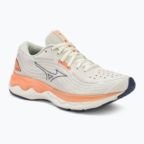 Dámské běžecké boty Mizuno Wave Skyrise 4 snow white/blue/coral reef