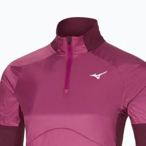 Dámské běžecké tričko longsleeve Mizuno Hybrid LS Tee magenta haze