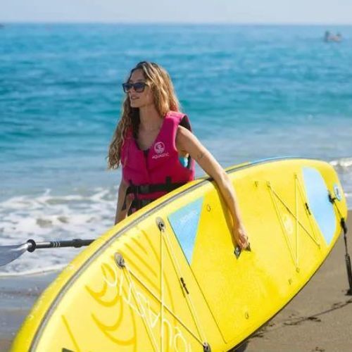 Deska SUP AQUASTIC Touring 12'6" žlutá