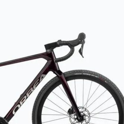 Gravel kolo  Orbea Terra M30 Team 2024 wine red carbon view