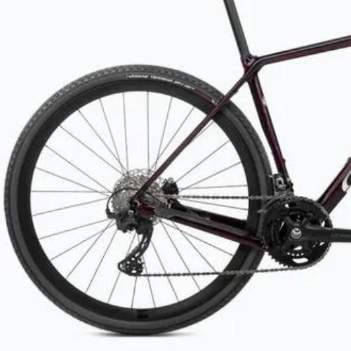 Gravel kolo  Orbea Terra M30 Team 2024 wine red carbon view