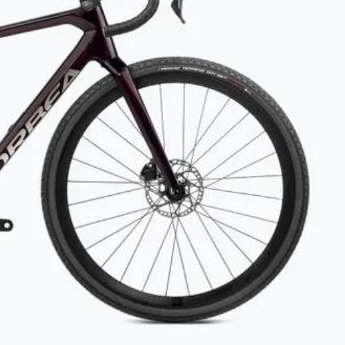 Gravel kolo  Orbea Terra M30 Team 2024 wine red carbon view