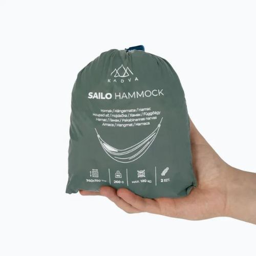 Turistická hamaka KADVA Sailo Hammock ultralehká zelená