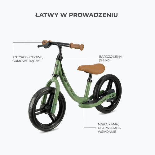 Kinderkraft cross-country kolo Space green