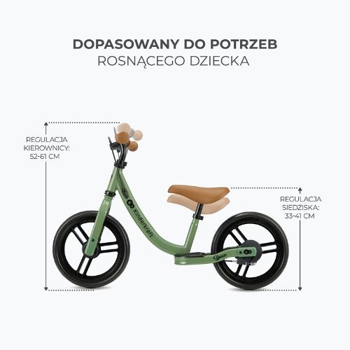 Kinderkraft cross-country kolo Space green