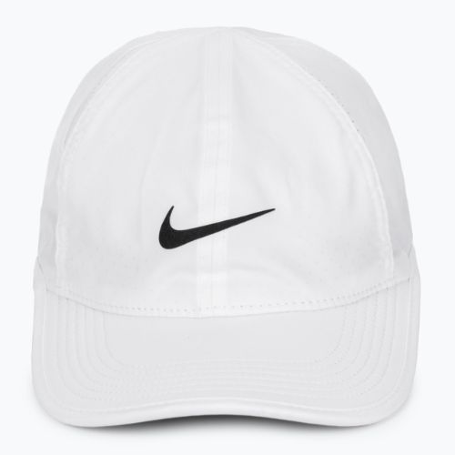 Nike Dri-Fit Club Cap Unstructured Featherlight bílá/černá